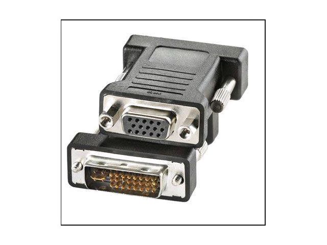 Video adapter ROLINE VGA(m) na DVI(ž), pozlaćeni konektori, crni