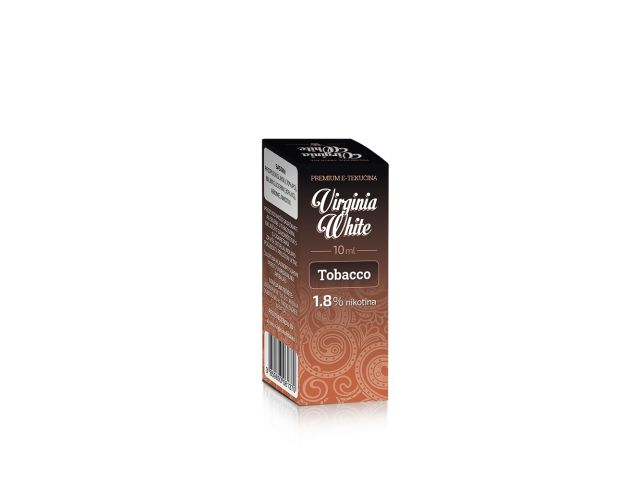 E-tekućina VIRGINIA WHITE Tobacco, 18mg/10ml