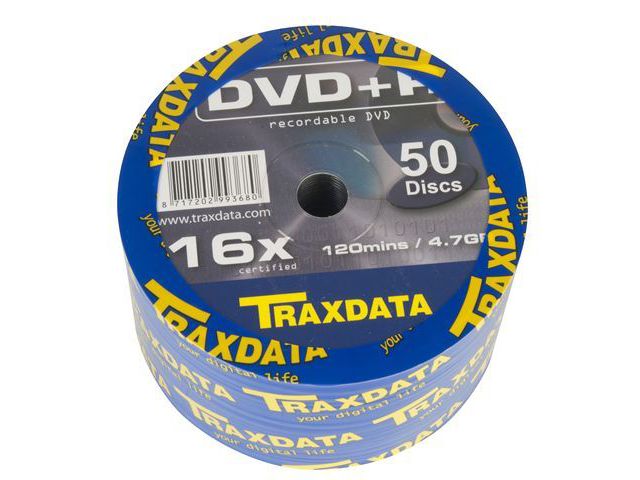 DVD+R medij TRAXDATA 16X SP50 