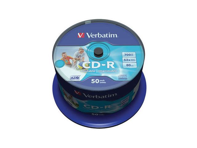 CD-R medij VERBATIM DataLife, 700 MB, 52x, 50 kom, spindle