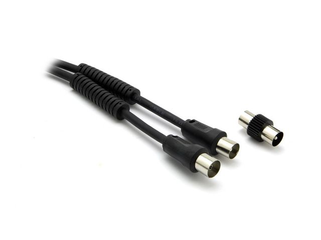 Antenski kabel G&BL AN201D, RF (m) - RF (ž) IEC 9.5mm, 2 m, crni