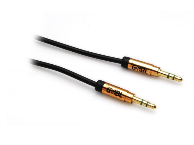 Audio kabel G&BL Pro Gold, 3.5mm (m) - 3.5mm (m), 0.7 m, crni