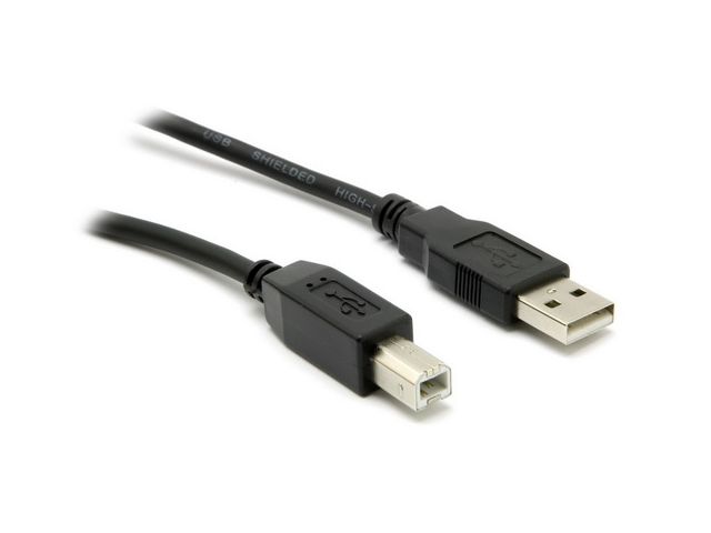 Kabel G&BL CUS2218 USB A (m) - USB B (m), 1.8 m, crni