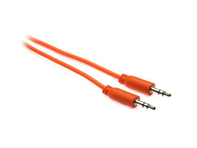 Audio kabel G&BL PLJJYE07 3.5mm - 3.5mm, 0.7m, žuti
