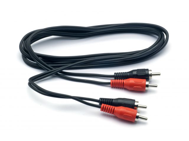 Audio kabel G&BL 6732, 2×RCA(m) na 2×RCA(m), 1.5m, crni