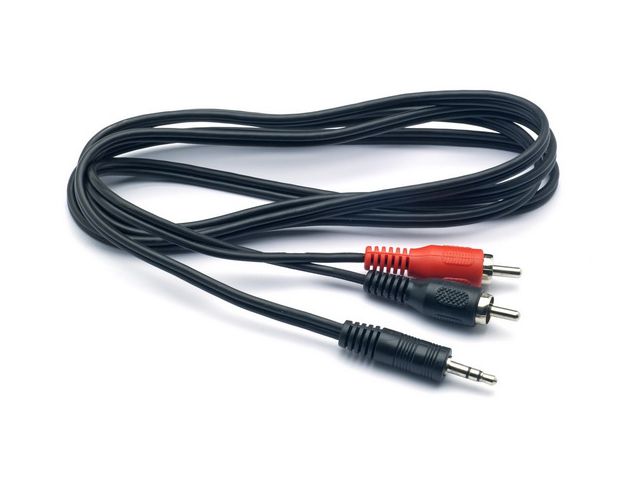 Audio kabel G&BL 6738, 3.5mm (m) na 2×RCA (m), 2.5 m