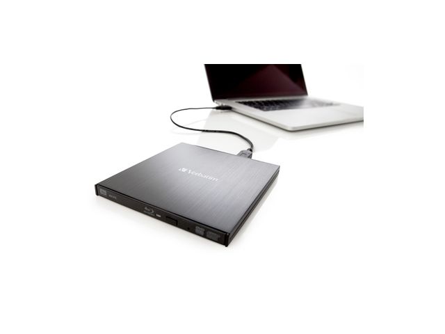 Blu-Ray pisač VERBATIM, eksterni, USB 3.0, crni