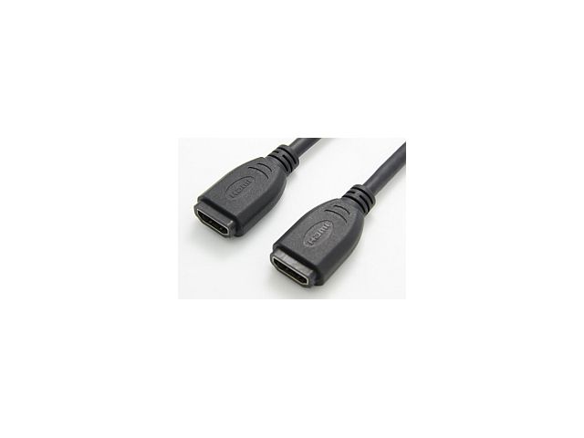 Video adapter ROLINE VALUE, adapter/kabel HDMI(F) - HDMI(F), 0.2m