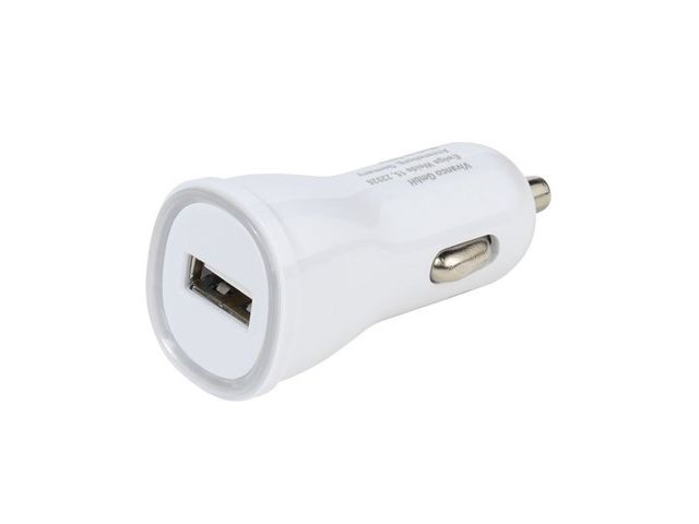 Auto punjač VIVANCO, 2.1A, USB, bijeli