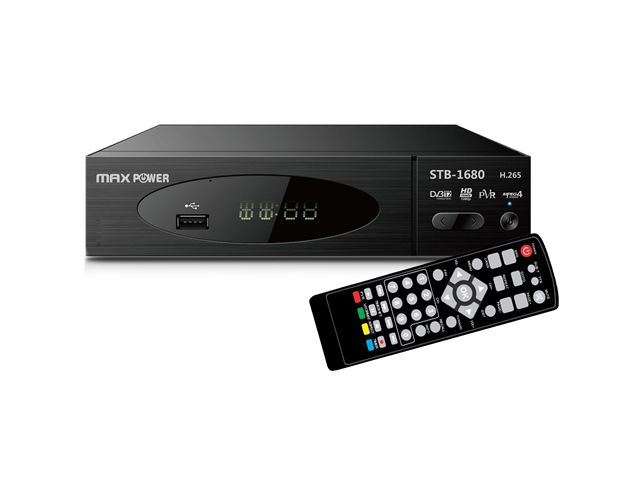 Digitalni prijemnik DVB-T2 MAXPOWER STB-1680 HD