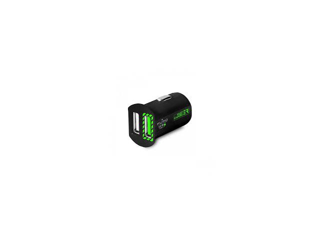 Auto punjač PURO Mini FAST CHARGER 2.4A Micro USB, crni