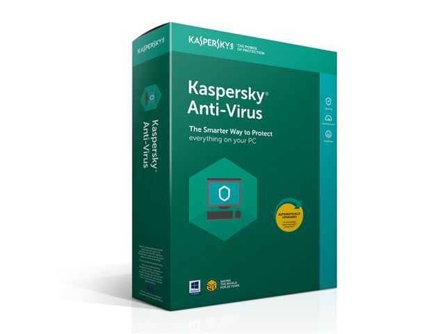 Antivirusni program KASPERSKY Antivirus, 1 korisnik, trajanje 1 godina, retail