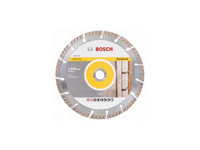 Dijamantna rezna ploča BOSCH Standard za Univerzalnu primjenu, 230 x 22.23 x 2,6 x 10 mm