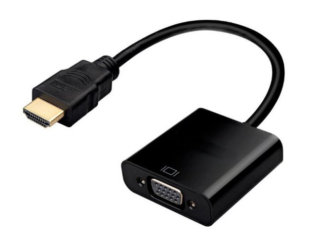 Video adapter ASONIC HDMI(m) na VGA(ž), 0.1m, crni