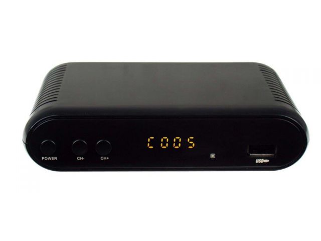 Digitalni prijemnik DVB-T T2 SYNERGY T-202, HEVC265, LAN, crni