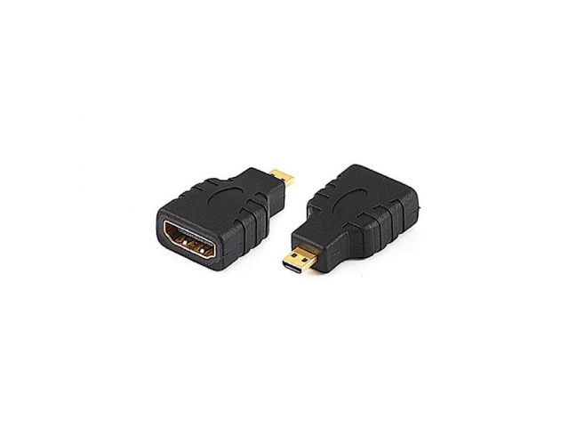 Video adapter SBOX Micro HDMI(m) na HDMI(ž), pozlaćeni konektori, crni