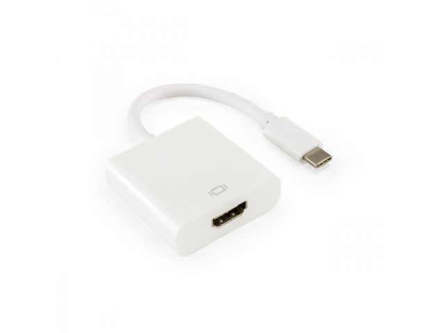 Video adapter SBOX USB-C(m) na HDMI(ž), 0.1m, bijeli