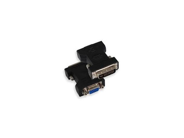Video adapter SBOX DVI(m) 24+5 na VGA(), pozlaćeni konektori, crni