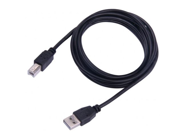 Kabel SBOX USB A-B m/m, 2m, crni