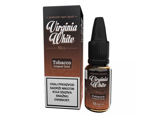 E-tekućina VIRGINIA WHITE Tobacco Original Taste, 12mg/10ml
