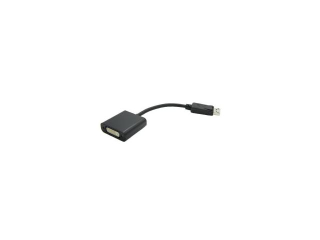 Video adapter ROLINE VALUE DisplayPort DP(m) na DVI(ž) v1.2, 0.15m, crni