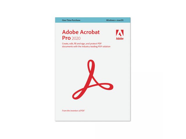 Aplikativni software ADOBE Acrobat Pro 2020, WIN/MAC, elektronska licenca