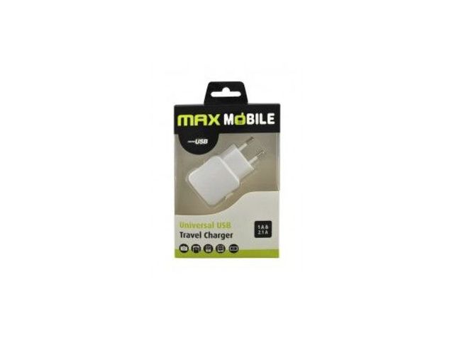 Kućni punjač MAXMOBILE Duo USB TR-067, 2.4A, bijeli