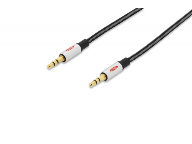 Kabel EDNET, audio, 3.5mm (M) - 3.5mm (M), 1.5m