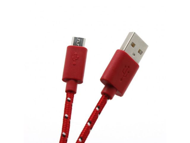 Kabel SBOX USB-MICRO USB, 1m, crveni