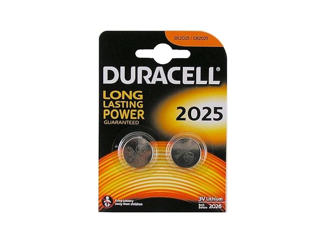Jednokratna baterija DURACELL DL 2025 CR2025 B2, 2kom