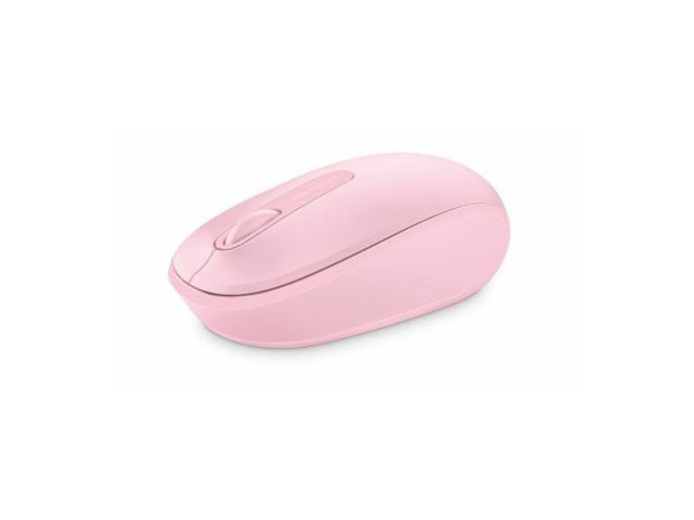 Miš MICROSOFT Wireless Mobile Mouse 1850, bežični, USB, svijetlo roza