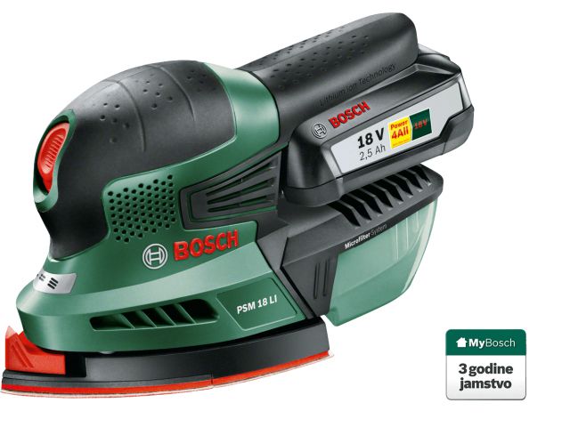 Multibrusilica BOSCH PSM 18 LI, aku