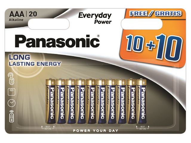 Jednokratna baterija PANASONIC LR03EPS/20BW, AAA 20kom