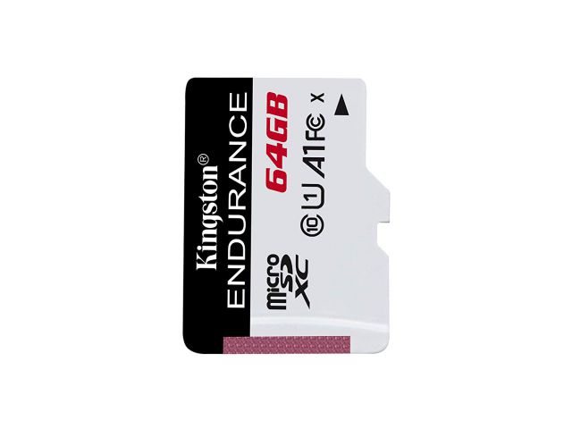 Memorijska kartica microSDXC 64 GB KINGSTON High Endurance, Class10 A1 UHS-I, 95 MB/s (SDCE/64GB)