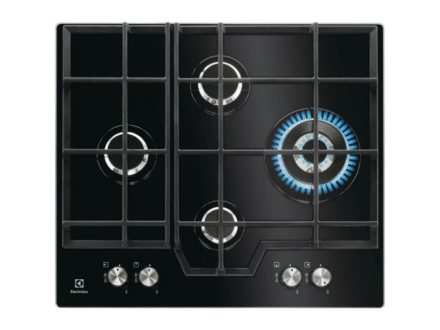 Ploča za kuhanje ELECTROLUX KGG6456K, plin, 4 polja, 60cm, crna