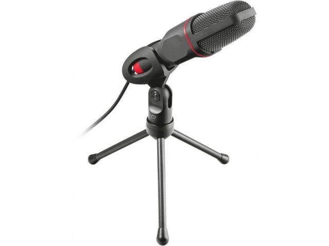 Mikrofon TRUST GXT212 Mico, profesionalni studijski, USB, s tripodom, crni (23791)