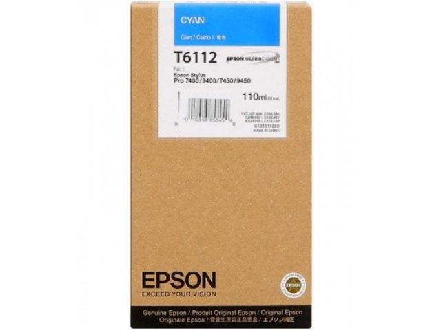 Tinta EPSON T6112, plava (C13T611200)