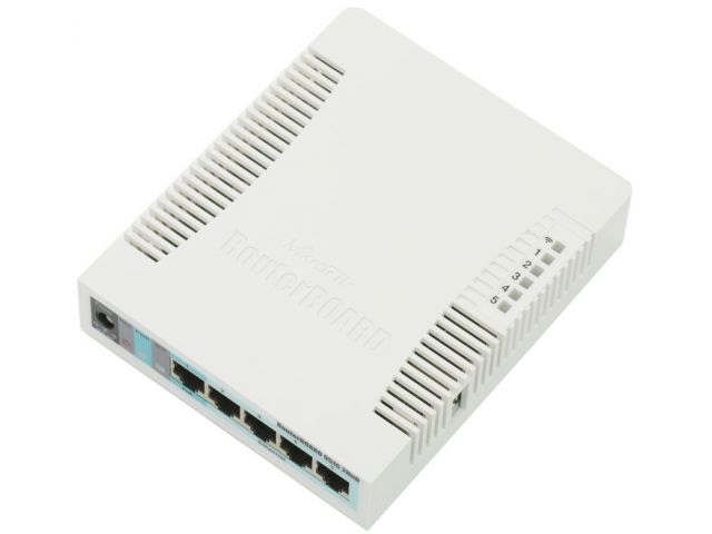 Router MIKROTIK RB951G-2HnD, 2.4GHz AP, 5x Gigabit Ethernet, USB, 600MHz CPU, 128MB RAM