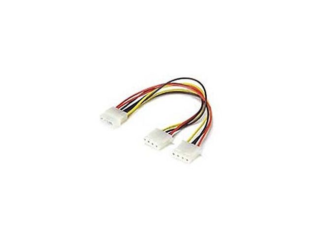 Računalni kabel ROLINE, 4-pin M na 2x4-pin Ž, za napajanje, 0.3 m
