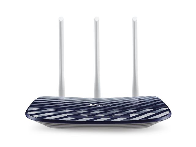 Router TP-LINK Archer C20, dual band AC750 Wi-Fi, 1x WAN, 4x LAN, 3x fiksne antene