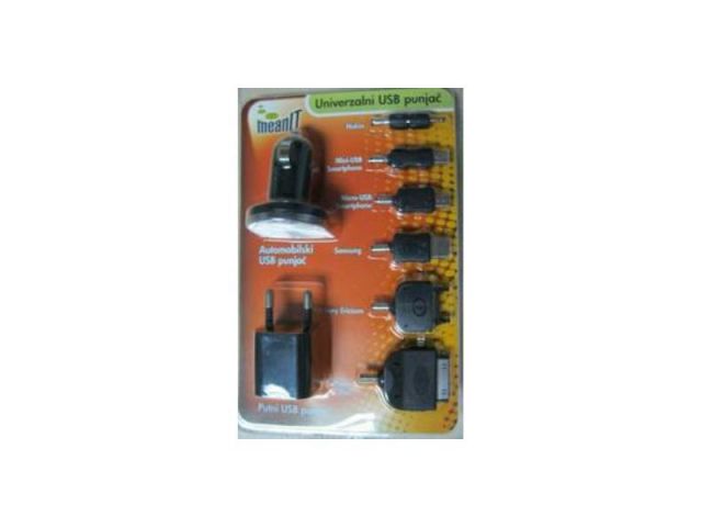 Punjač MEANIT, USB, univerzalni, nastavci