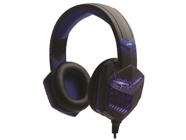 Slušalice + mikrofon MS GODZILLA PRO, gaming, plave