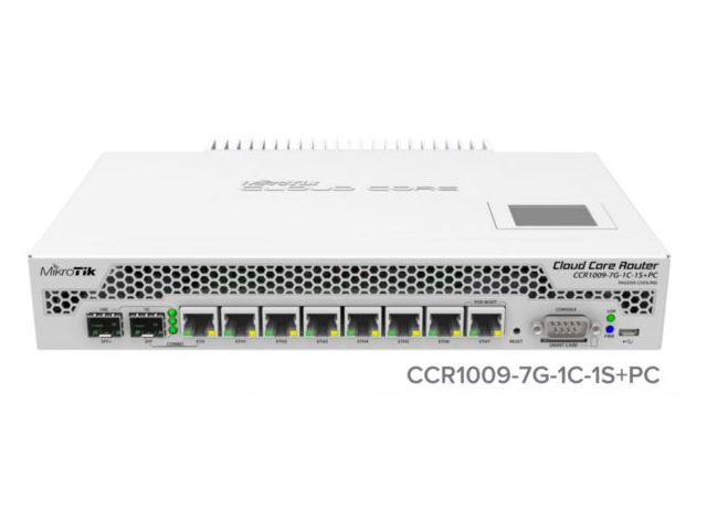Router MIKROTIK 1009-7G-1C-1S+PC,gigabit, 1x SFP, 1x 10G SFP, 7-port