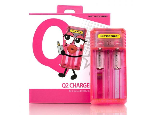Punjač baterija NITECORE Q2, pink