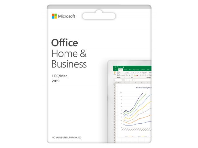 Programski paket MICROSOFT Office Home & Business 2019, ENG, za PC i Mac, Medialess, T5D-03216/T5D-03308