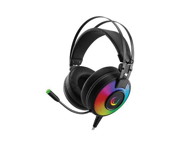 Slušalice + mikrofon RAMPAGE Alpha-X RGB s mikrofonom, 7.1 Surround Sound, PC/PS4/Xbox, USB, RGB