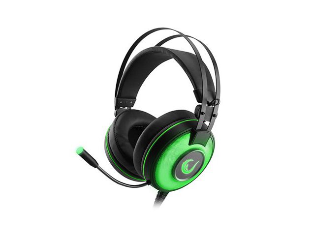 Slušalice RAMPAGE Alpha-X s mikrofonom, 7.1 Surround Sound, PC/PS4/Xbox, USB, zelene
