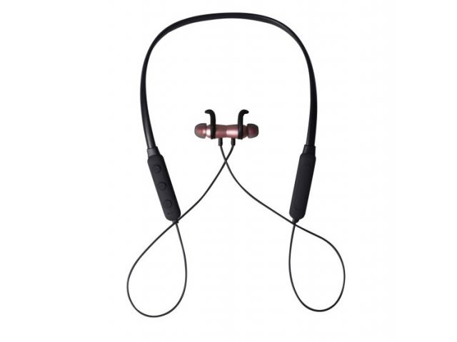 Bluetooth slušalice MAXMOBILE HBT-020 NECKBAND SPORTS, bluetooth, crno-roza