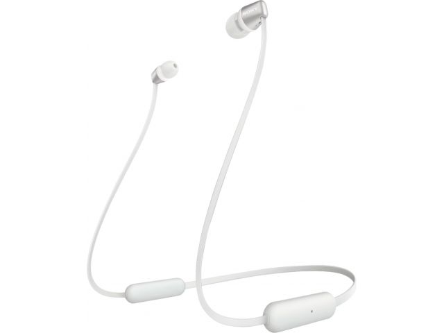 Bluetooth slušalice SONY WI-C310W, In-ear, mikrofon, bijele