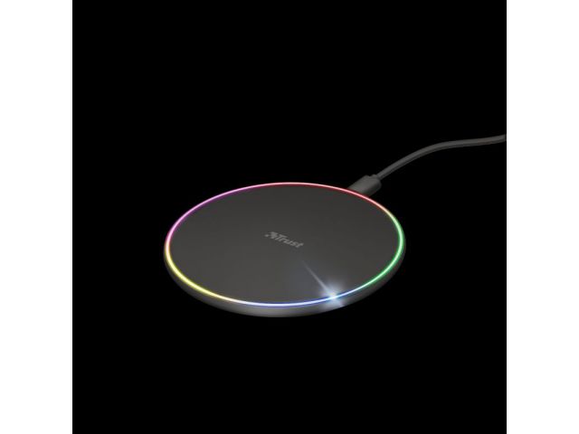 Punjač bežični TRUST LUMO10, QI Wireless 7W/10W, USB (23426)